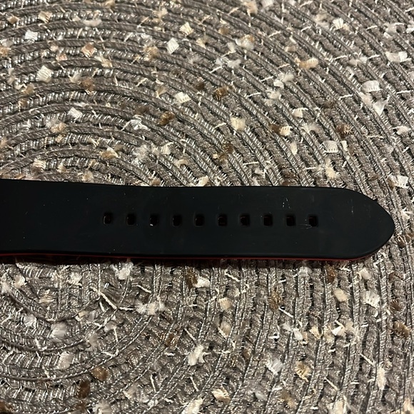 Fossil model 8 Forrester Red Dial Wristwatch with Black Strap - Picture 8 of 10